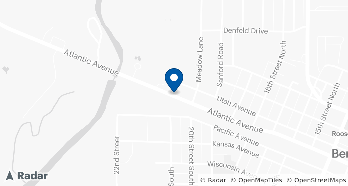 Map of Dairy Queen Location:: 2214 Atlantic Ave, Benson, MN, 56215-1001